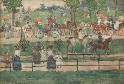 Central Park, 1900 by Maurice Brazil Prendergast